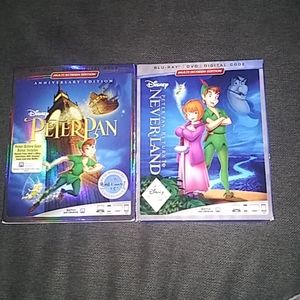 Blu-ray and DVD Peter Pan 1 & 2